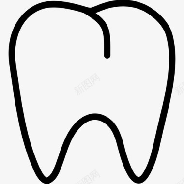 前磨牙医疗器械2直线型图标图标