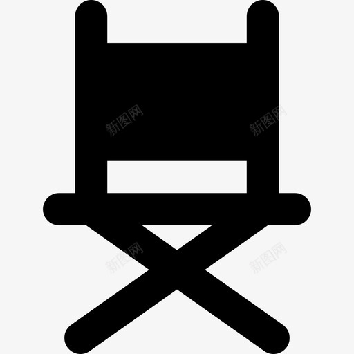 椅子烧烤系列填充图标svg_新图网 https://ixintu.com 填充 椅子 烧烤系列