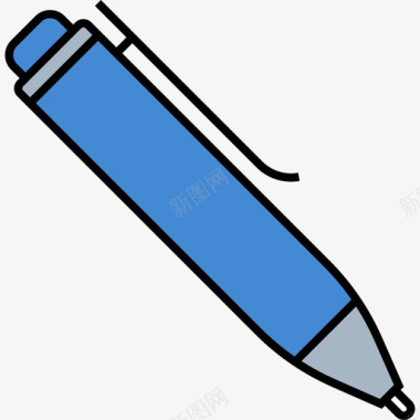 钢笔工具和用具办公用品图标图标