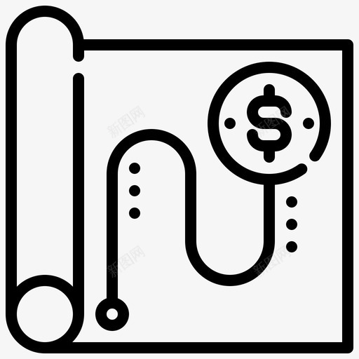 目标美元财务图标svg_新图网 https://ixintu.com 目标 策略 纸张 美元 财务 财务战略大纲 货币