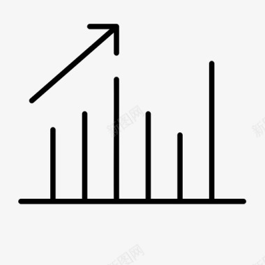 统计条形图业务图标图标