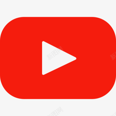 Youtube社交媒体徽标2扁平图标图标