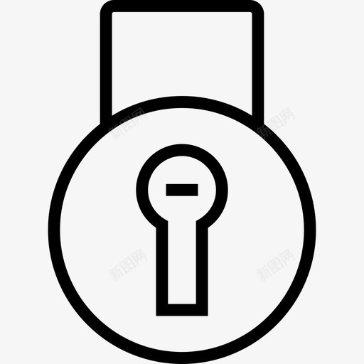 锁定用户3线性图标svg_新图网 https://ixintu.com 用户3 线性 锁定