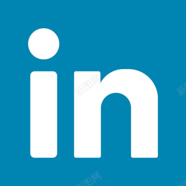 Linkedin社交网络徽标2扁平图标图标