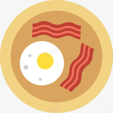 鸡蛋食物和饮料3平的图标图标