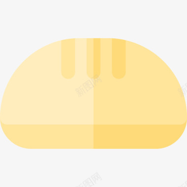 法式长棍面包食品颜色平淡图标图标