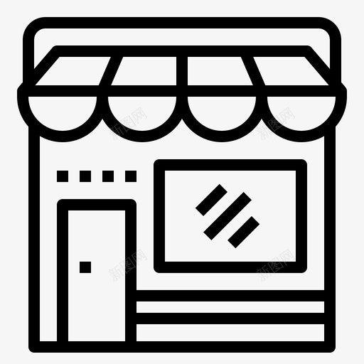 咖啡馆大楼餐厅图标svg_新图网 https://ixintu.com 咖啡馆 商店 大楼 旅游 餐厅