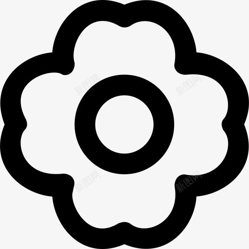 花朵自然图标系列醒目圆形svg_新图网 https://ixintu.com 自然图标系列 花朵 醒目圆形