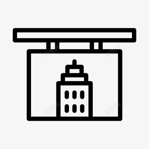 标志公司企业公司图标svg_新图网 https://ixintu.com 业务线粗体 企业 公司 办公室 旗帜 标志公司