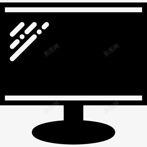 监视器技术组填充图标svg_新图网 https://ixintu.com 填充 技术组 监视器