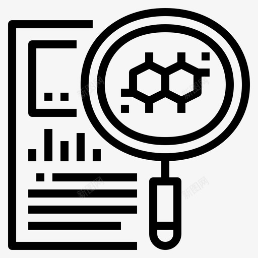 研究分析观察图标svg_新图网 https://ixintu.com 分析 研究 科学 观察