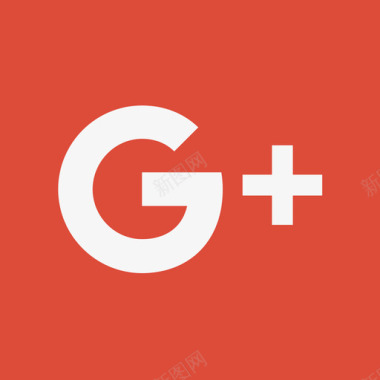 GooglePlus社交网络徽标2扁平图标图标