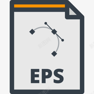Eps文件类型2线性颜色图标图标