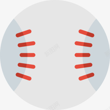 棒球运动平地图标图标