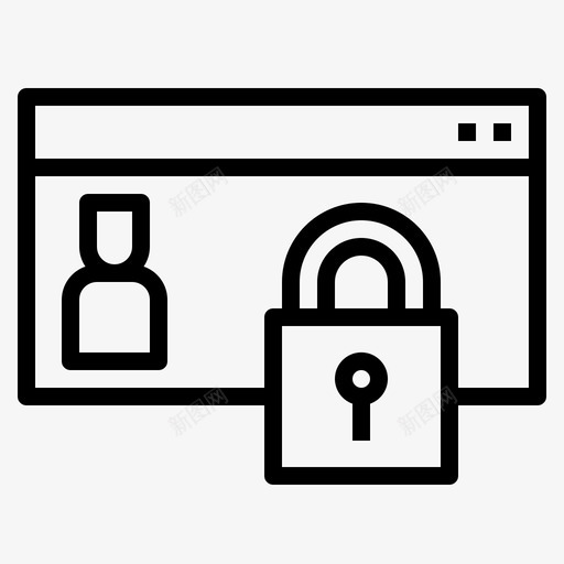 隐私gdpr锁图标svg_新图网 https://ixintu.com gdpr gdpr大纲 个人数据 政策 锁 隐私