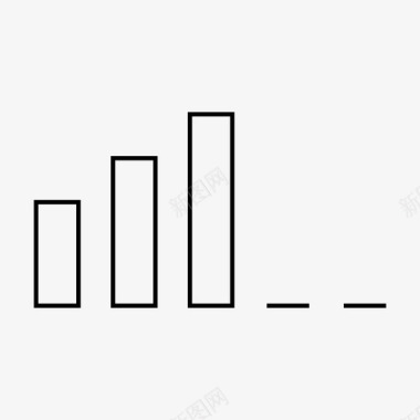 低信号中信号网络图标图标