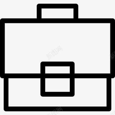 手提箱商务3直系图标图标