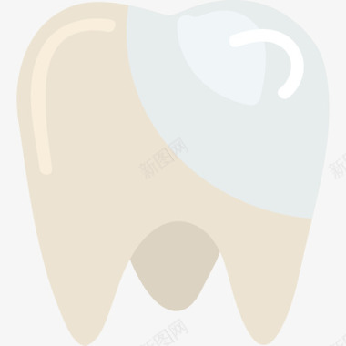 臼齿医学断言扁平图标图标