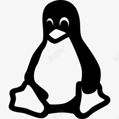 Linux23徽标填充图标图标