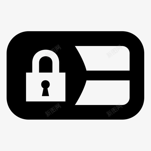 锁系统挂锁保险箱图标svg_新图网 https://ixintu.com 保安 保险箱 挂锁 锁系统