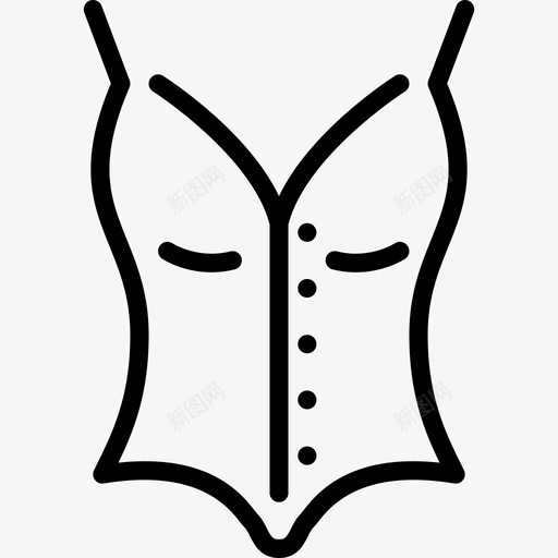 紧身胸衣衣服2直系图标svg_新图网 https://ixintu.com 直系 紧身胸衣 衣服2