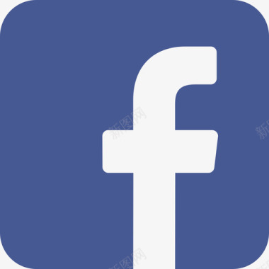 Facebook社交媒体徽标2扁平图标图标