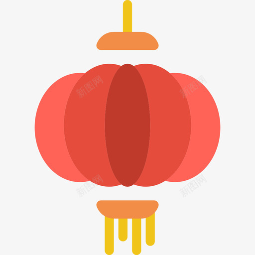 灯节日元素扁平图标svg_新图网 https://ixintu.com 扁平 灯 节日元素
