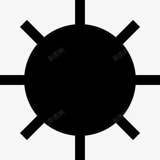 亮度设置和显示集合线性图标svg_新图网 https://ixintu.com 亮度 线性 设置和显示集合
