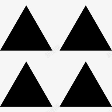三角形抽象元素填充图标图标