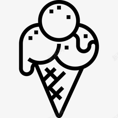 冰淇淋快餐2直系图标图标