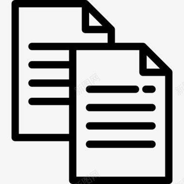 复制文本编辑器4线性图标图标