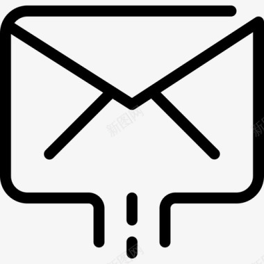 电子邮件地址消息图标图标