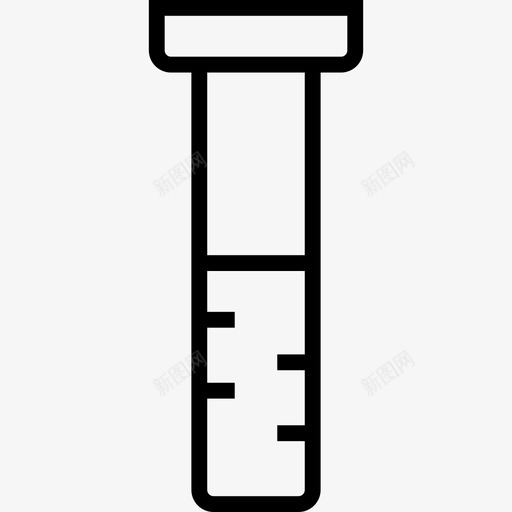 试管科学4线性图标svg_新图网 https://ixintu.com 科学4 线性 试管