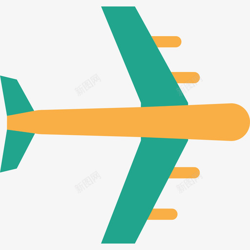 飞机运输夏季收集图标svg_新图网 https://ixintu.com 夏季收集 运输 飞机