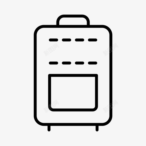 包行李旅游图标svg_新图网 https://ixintu.com 包 度假 旅游 行李