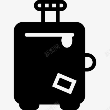 行李旅行元件填充物图标图标