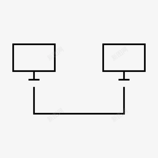 连接互联网链接图标svg_新图网 https://ixintu.com 互联网 硬件 网络 连接 链接