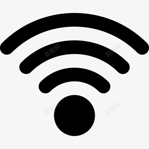 Wifi媒体编辑已填充图标svg_新图网 https://ixintu.com Wifi 媒体编辑 已填充