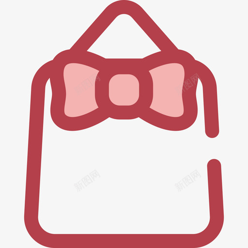 礼物生日派对5红色图标svg_新图网 https://ixintu.com 生日派对5 礼物 红色
