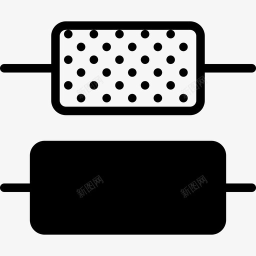 垂直对齐集合填充图标svg_新图网 https://ixintu.com 垂直对齐 填充 设计集合