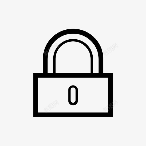 上锁锁孔保险箱图标svg_新图网 https://ixintu.com 上锁 保安 保险箱 锁孔