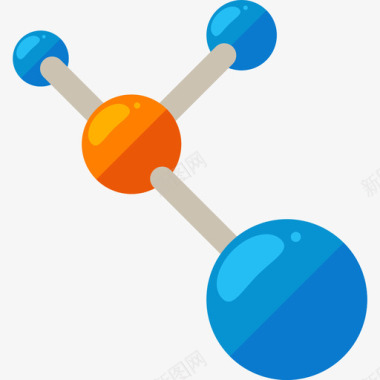 分子化学扁平图标图标
