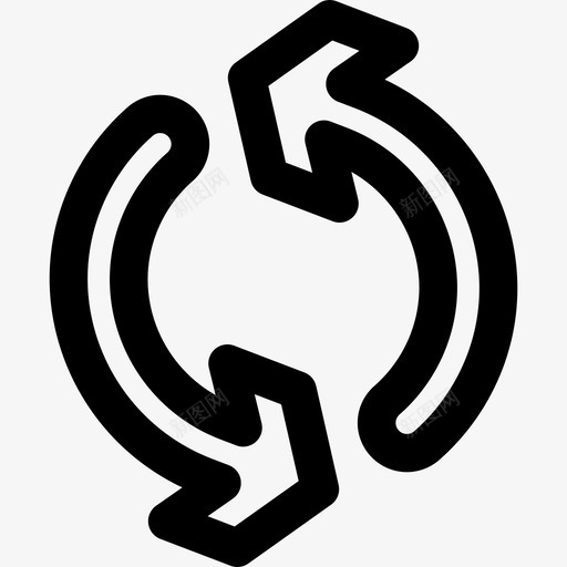 刷新web按钮集2粗体圆角图标svg_新图网 https://ixintu.com web按钮集2 刷新 粗体圆角