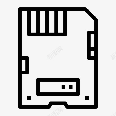 存储卡sd存储器图标图标