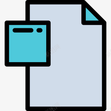 文档文本编辑器3线性颜色图标图标