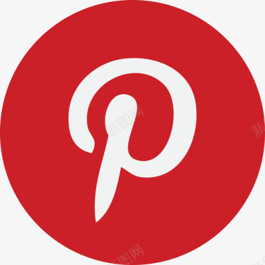 Pinterest社交媒体社交网络徽标收藏图标图标