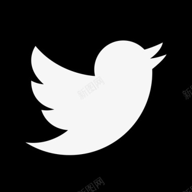 Twitter社交媒体社交网络标识图标图标
