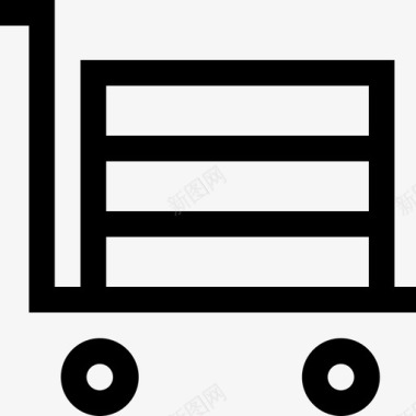 购物车商务系列4直线图标图标