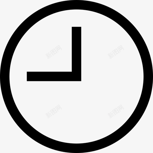 时钟时间和日期收集线性图标svg_新图网 https://ixintu.com 时钟 时间和日期收集 线性