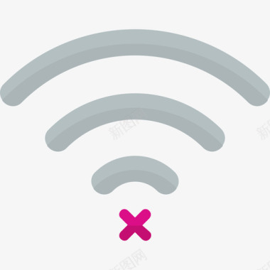 Wifi电子设备5扁平图标图标